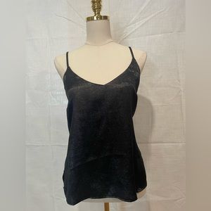 Shimmery NWT black tank‎ L
